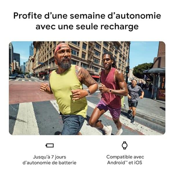 Découvrez le Fitbit Charge 6 avec ses 7 jours d'autonomie, google Wallet intégré et ses nombreuses fonctionnalités pour un suivi santé optimal.