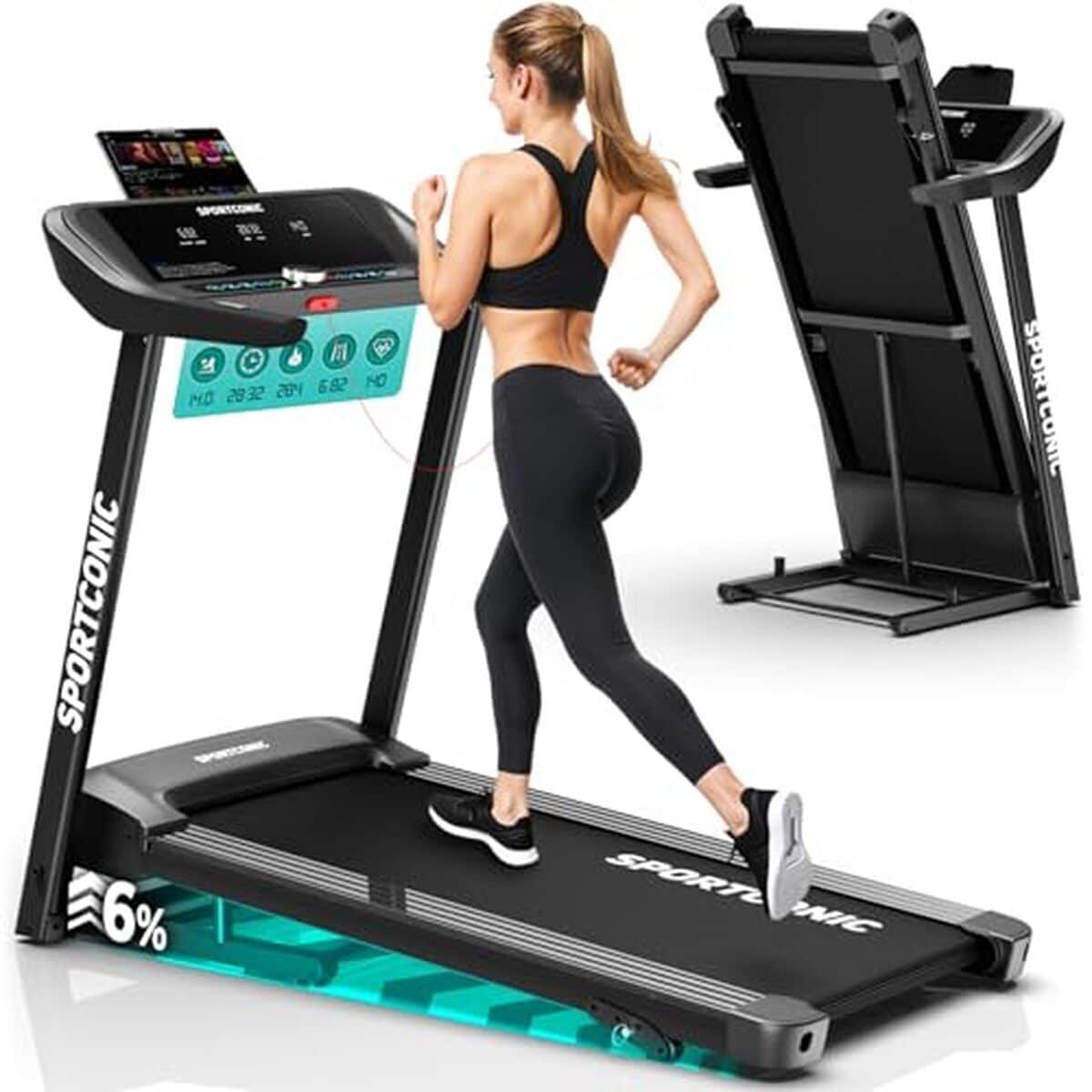 Test du tapis de marche pliable inclinable : walking pad compact et silencieux