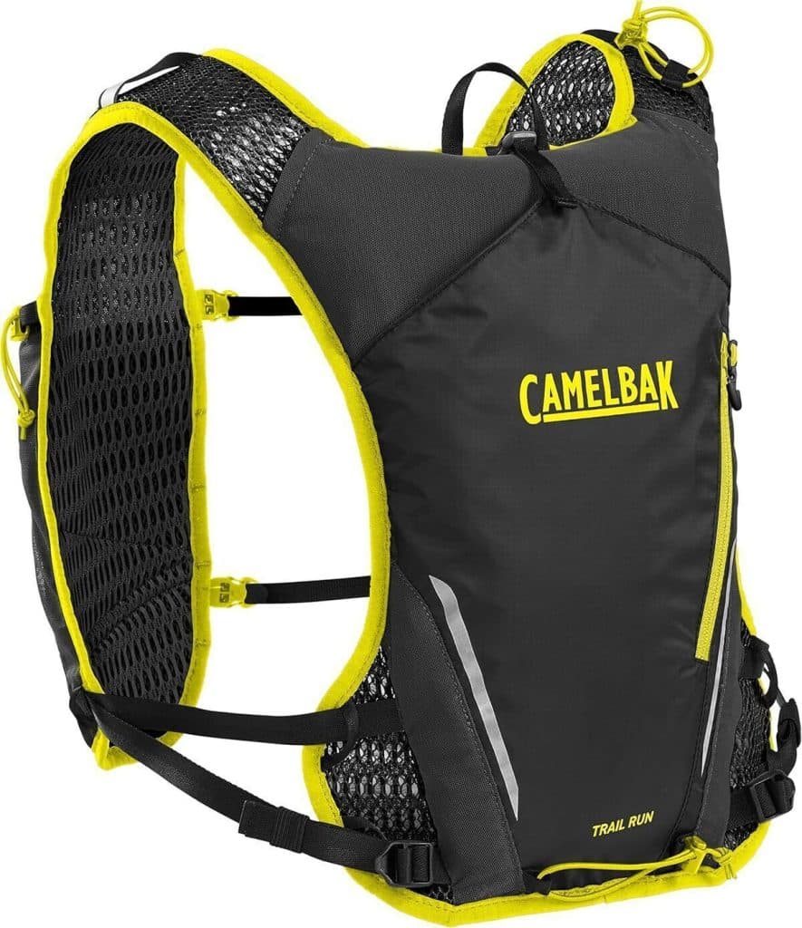 Test du gilet d'hydratation CamelBak Trail Run noir/jaune