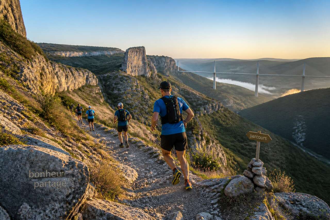 Le parcours des 100 km de millau: profil, dénivelé et points forts Le parcours des 100 km de millau: profil, dénivelé et points forts