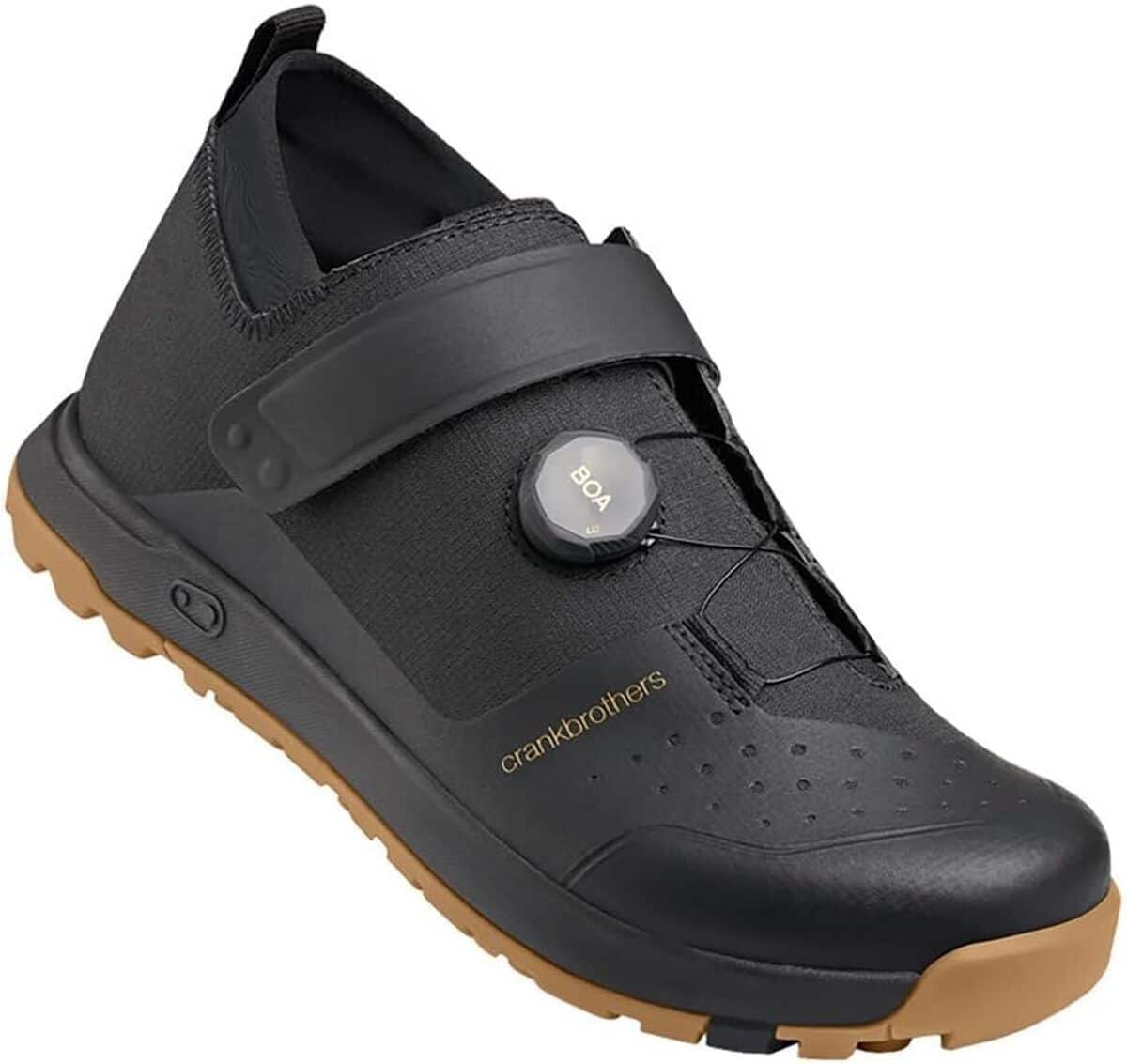 Test des chaussures crankbrothers mallet trail boa noir/or