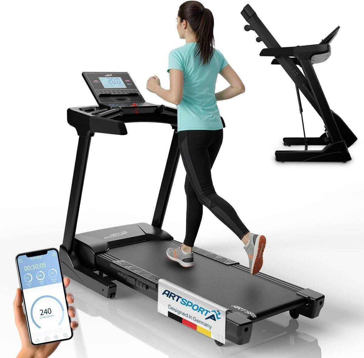 Test du tapis de course pliable ArtSport Speedrunner 6000 : performance et polyvalence