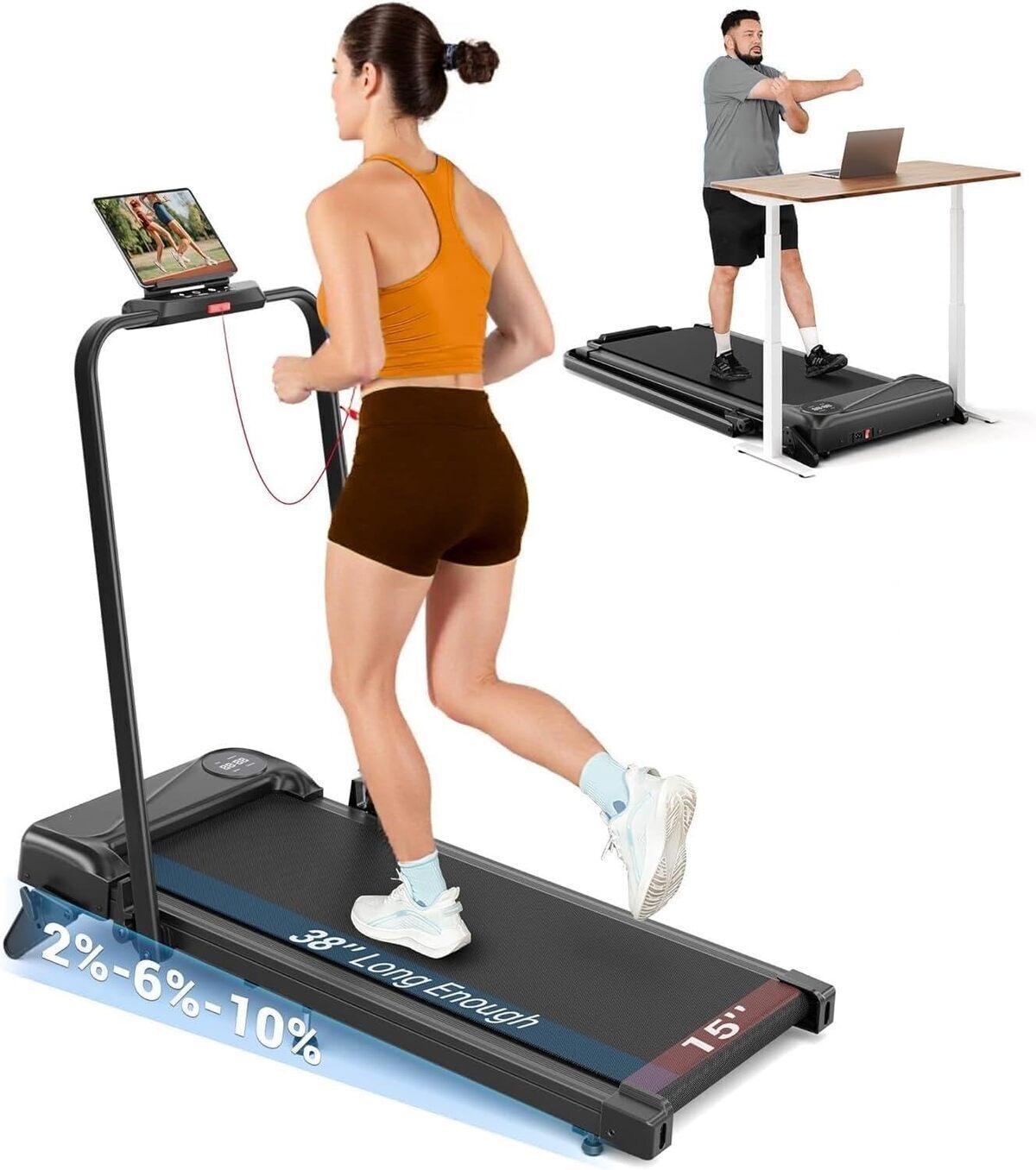 Test : tapis de course pliable 10 km/h ultra silencieux
