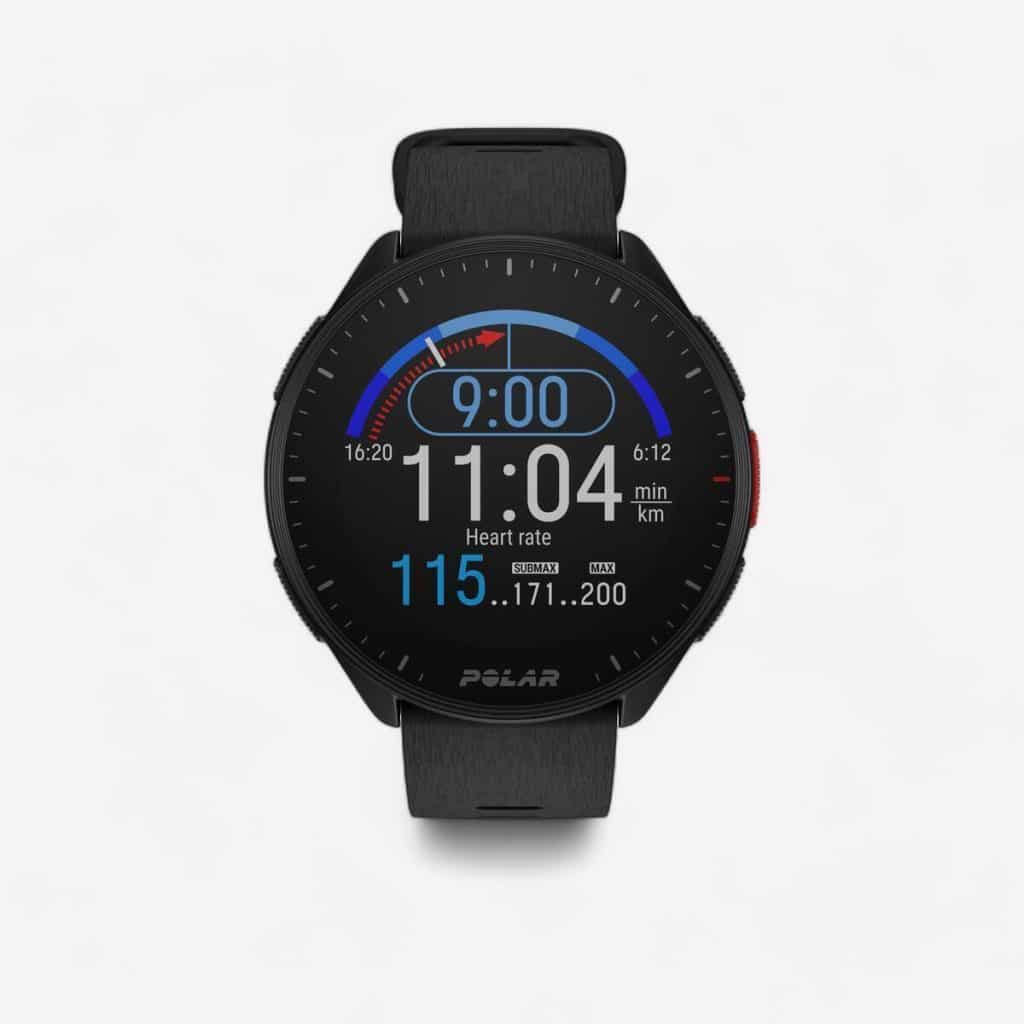 Test de la montre gps polar pacer noire chez Decathlon
