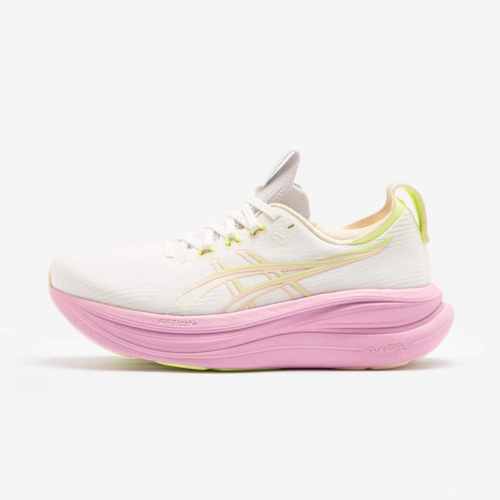 Test des chaussures de running pour femmes Asics Nimbus 28 chez Decathlon